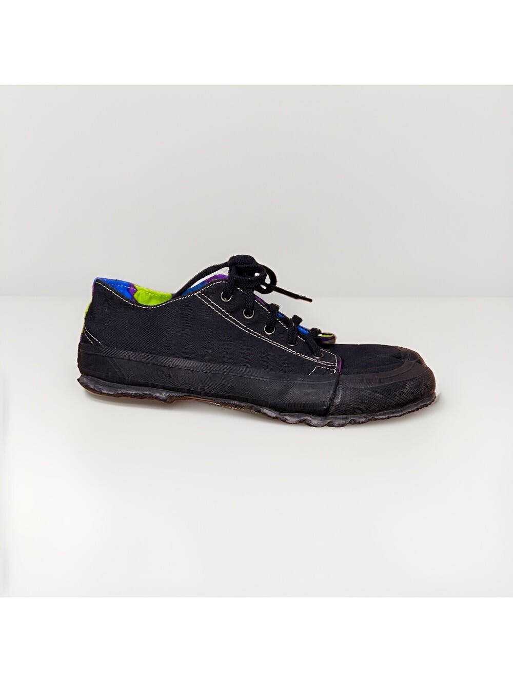SOU SOU Japan Made Tabi Black Canvas Sneakers Men’s 7 Women’s 8.5 Split Toe